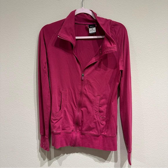 Nike Tops - Women's Nike Pink Zip Up Jacket‎ Size Medium